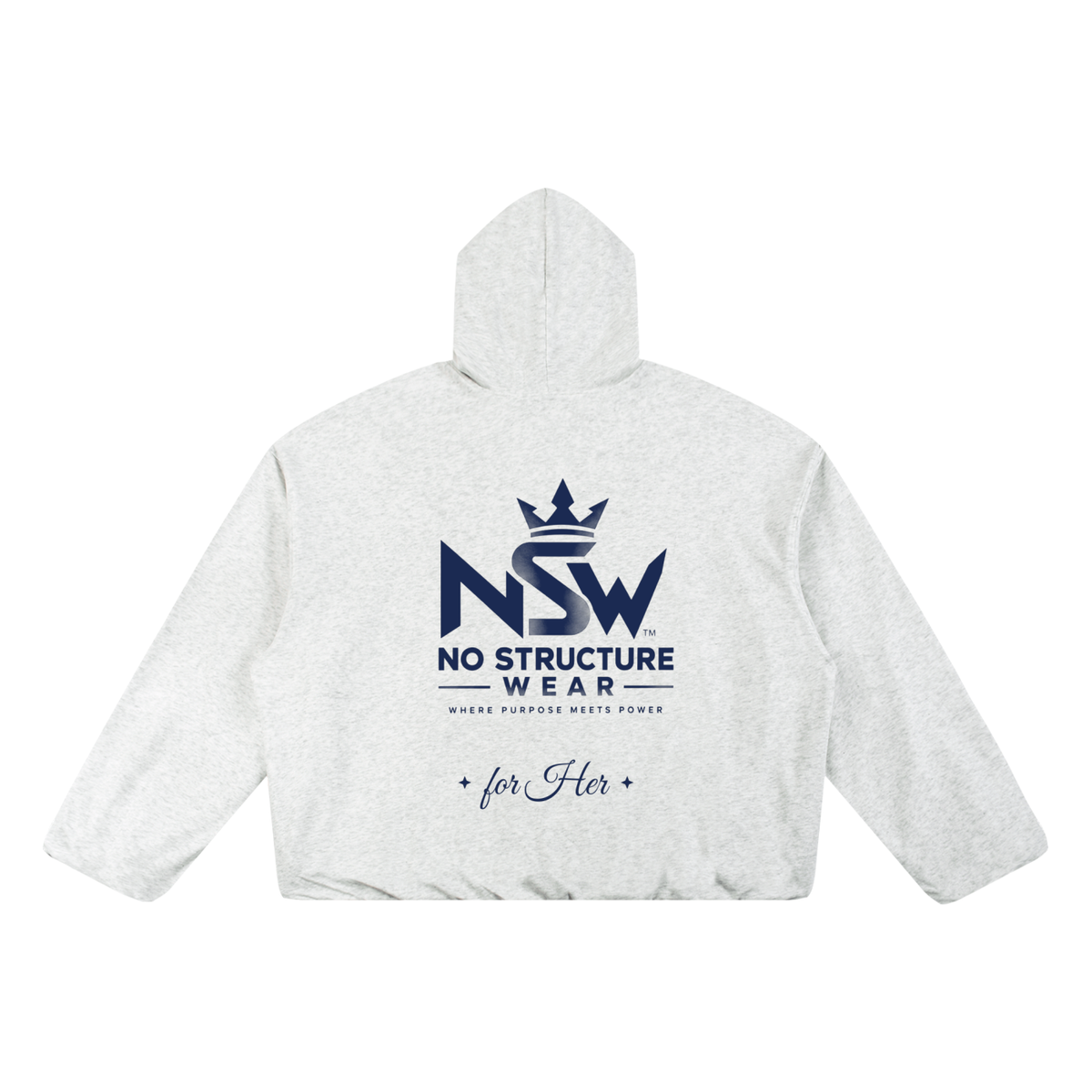 NSW Boxy Gather-Hem Hoodie