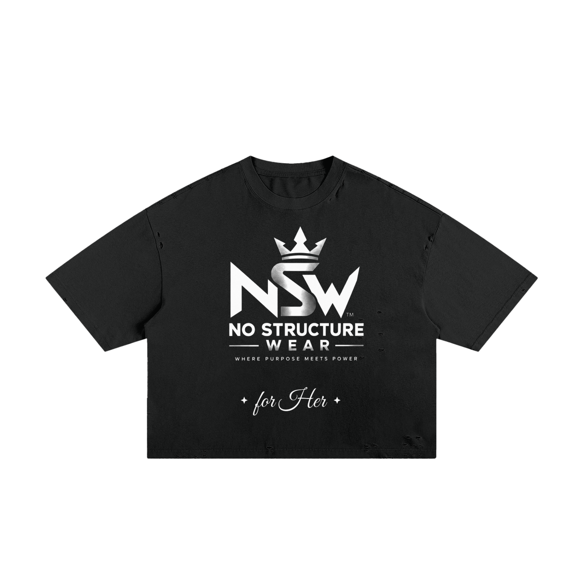 NSW Classic Frayed Boxy Tee